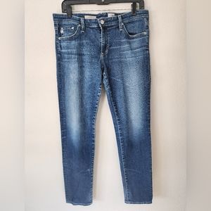AG Stilt Cigarette Jeans, size 32